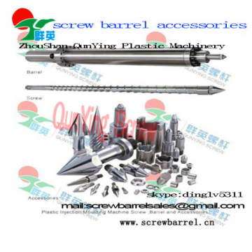 Qunying Accessories Of Screws And Barrels For Plastic Extruder And Injection Machine 